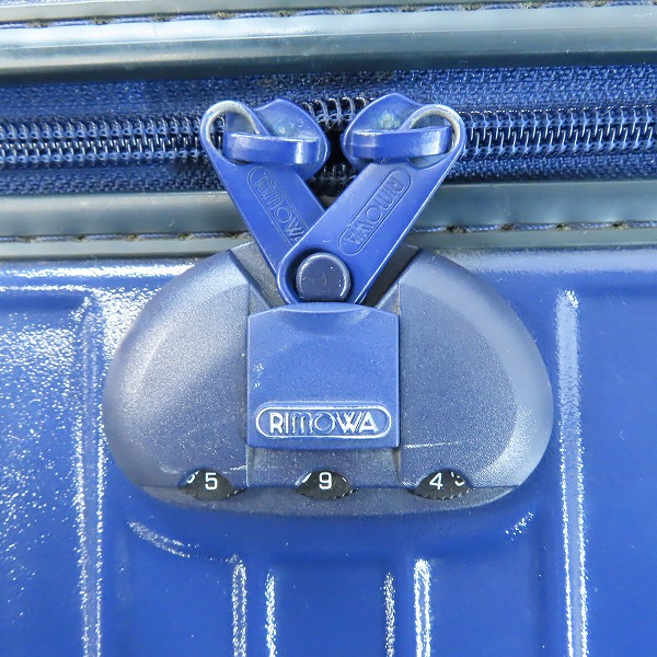 実際に弊社で買取させて頂いたRIMOWA/リモワ SALSA/サルサ 2輪 スーツケース ネイビー 814.70の画像 5枚目