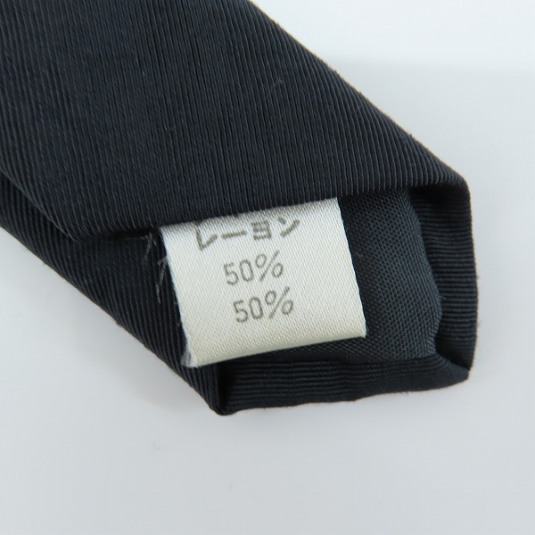 実際に弊社で買取させて頂いたYOHJI YAMAMOTO COSTUME D'HOMME/ヨウジヤマモトコスチュームドオム 刺繍 ネクタイの画像 2枚目