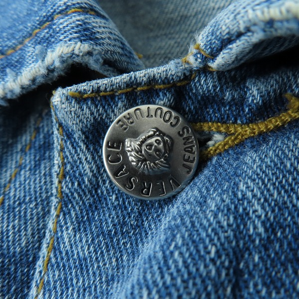 実際に弊社で買取させて頂いたVERSACE/ヴェルサーチ デニムジャケット/Mの画像 5枚目