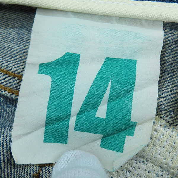 実際に弊社で買取させて頂いたDOLCE&GABBANA/ドルチェ&ガッバーナ デニムパンツ ダメージ加工 インディゴ GZN9TD/46の画像 4枚目