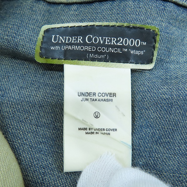 実際に弊社で買取させて頂いたUNDERCOVER×WTAPS/アンダーカバー×ダブルタップス 00SS TEASTER期 デニムパンツ K217 /Mの画像 3枚目
