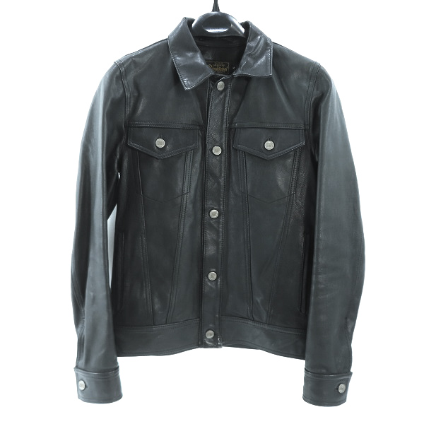 実際に弊社で買取させて頂いたRUDE GALLERY BLACK REBEL/ルードギャラリーブラックレーベル レザー トラッカー ジャケット/S