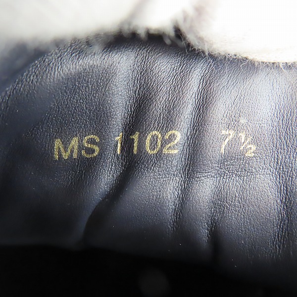 実際に弊社で買取させて頂いたLouis Vuitton/ルイヴィトン サニーサイドライン LVロゴ ハイカット レザー スニーカー MS1102 /7.5の画像 5枚目