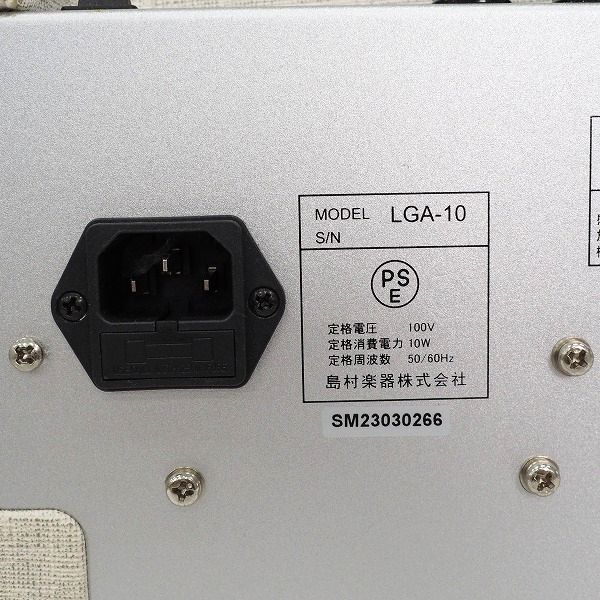 実際に弊社で買取させて頂いたLouis/ルイス LGA-10 Milkey White/ミルキーホワイト ギター用コンボアンプ 10W【動作確認済】 の画像 5枚目