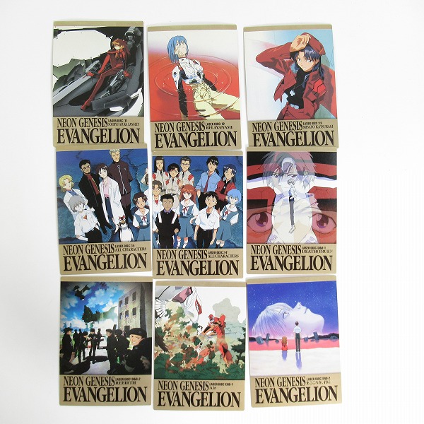 実際に弊社で買取させて頂いたバンダイ カードダスマスターズ 新世紀エヴァンゲリオン 劇場版BOX特典 SC001～SC018 18枚セットの画像 3枚目