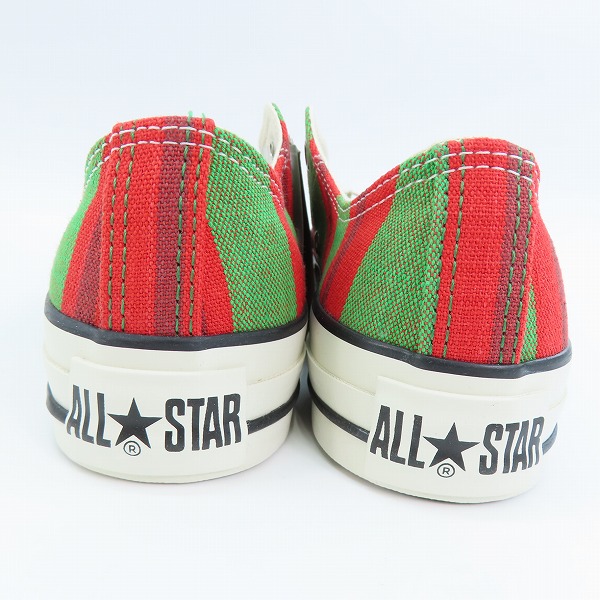 実際に弊社で買取させて頂いた【未使用】CONVERSE/コンバース ALLSTAR BURKINAFASO-TEXTILE OX 1SC810/23の画像 1枚目
