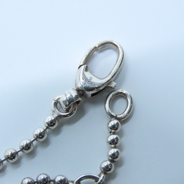 実際に弊社で買取させて頂いたGUCCI/グッチ ハートGGロゴ シルバー925 ネックレスの画像 5枚目