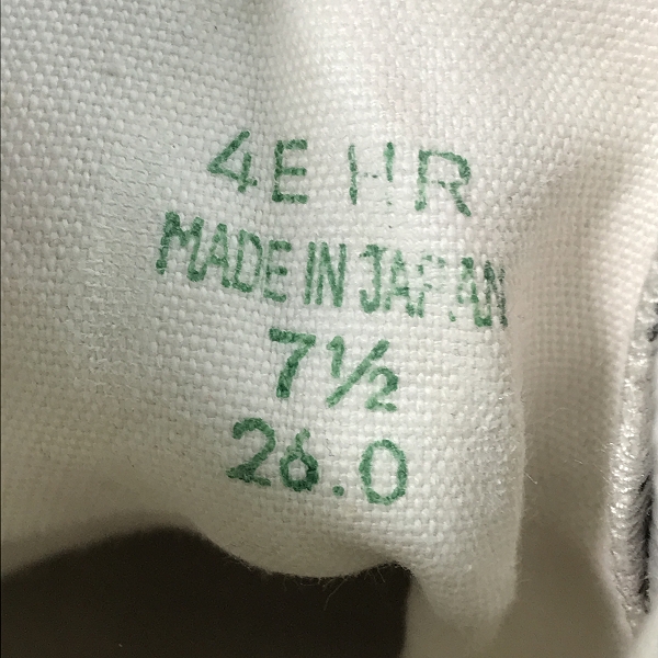 実際に弊社で買取させて頂いたELEY KISHIMOTO/イーリーキシモト 総柄 ハイカット スニーカーシューズ 26 の画像 5枚目