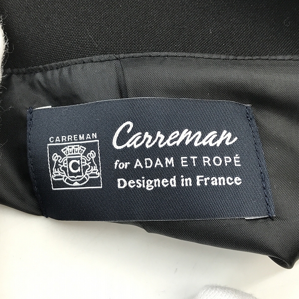 実際に弊社で買取させて頂いたADAM ET ROPE/アダムエロペ CARREMAN ノーカラージャケット GMV-18030-B/Mの画像 2枚目