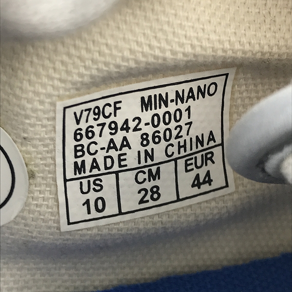 実際に弊社で買取させて頂いたVANS×MIN-NANO/バンズ V79CF V79 スニーカー 667942-0001/28 の画像 5枚目