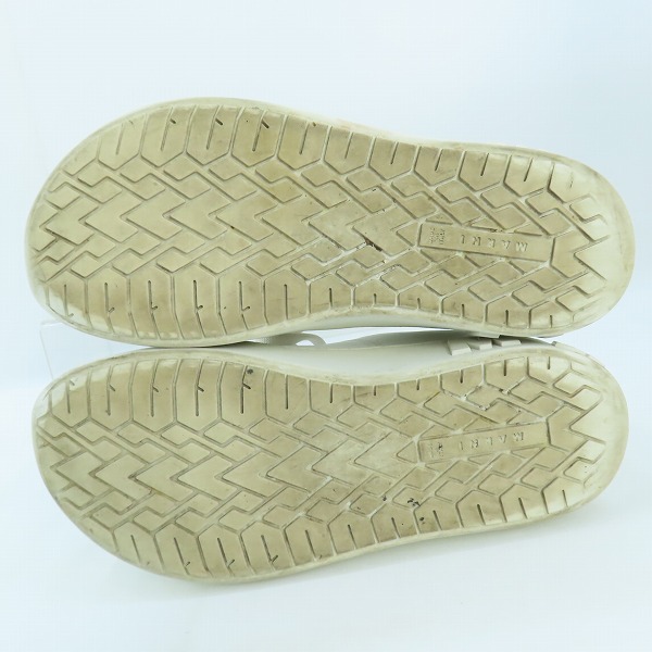 実際に弊社で買取させて頂いたMARNI/マルニ ロゴソール ローカットスニーカー SNZW010803/39の画像 2枚目