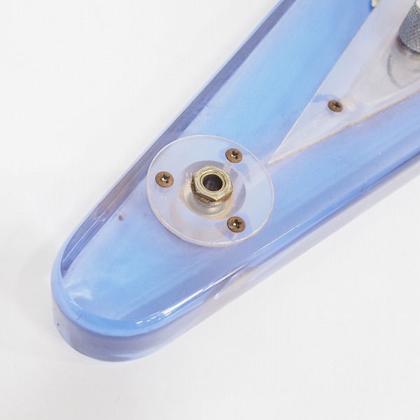 実際に弊社で買取させて頂いた★【弦無し】Mavis/メイビス フライングVタイプ アクリルボディ スケルトン エレキギターの画像 6枚目