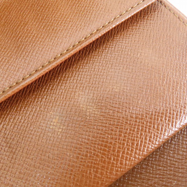 実際に弊社で買取させて頂いたLOUIS VUITTON/ルイ ヴィトン モノグラム ポルトトレゾール エテュイ パピエ 三つ折り財布 M61202の画像 7枚目