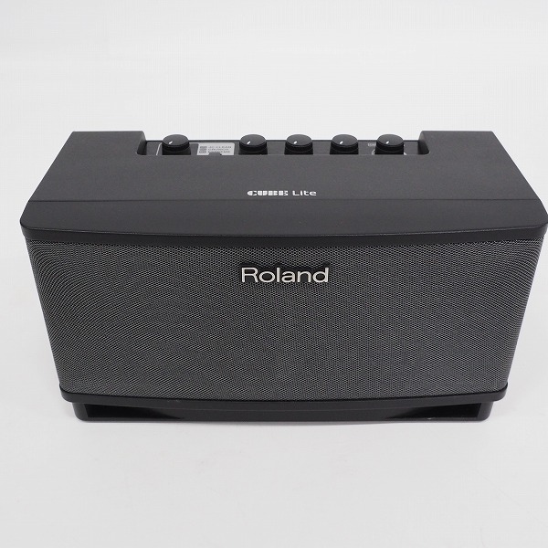 実際に弊社で買取させて頂いたRoland/ローランド CUBE Lite ギターアンプ ブラック ACアダプター付【動作確認済】の画像 1枚目