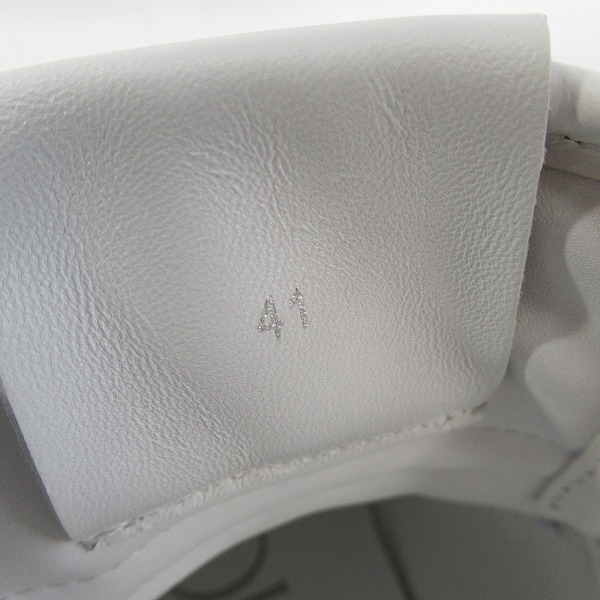 実際に弊社で買取させて頂いたJIMMY CHOO/ジミーチュウ FLORENT/M QYA X SILVER/WHITE スニーカー/41の画像 5枚目