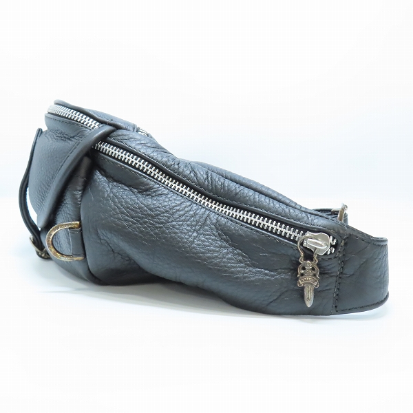 実際に弊社で買取させて頂いたCHROME HEARTS/クロムハーツ SNAT PACK #1 スナットパック レザーウエストバッグの画像 1枚目
