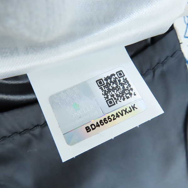 実際に弊社で買取させて頂いた【JPタグ】MONCLER/モンクレール LANS ライトダウンジャケット 410934537999/ブラック/0の画像 5枚目