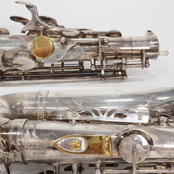 実際に弊社で買取させて頂いた★YAMAHA/ヤマハ YAS-62SNM アルトサックス Custom AV1ネック搭載 限定モデル シルバー 2021年製 ハードケース付の画像 6枚目