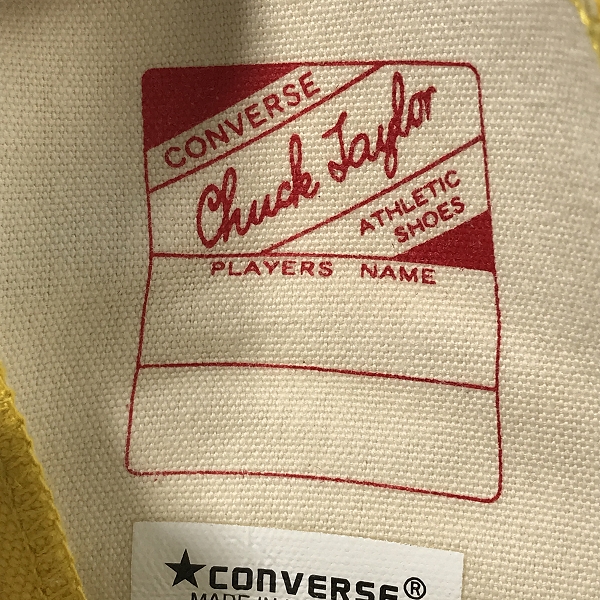 実際に弊社で買取させて頂いたCONVERSE Addict/コンバース アディクト CHUCK TAYLOR CANVAS HI/チャックテイラー オールスター 1CL573/26の画像 6枚目