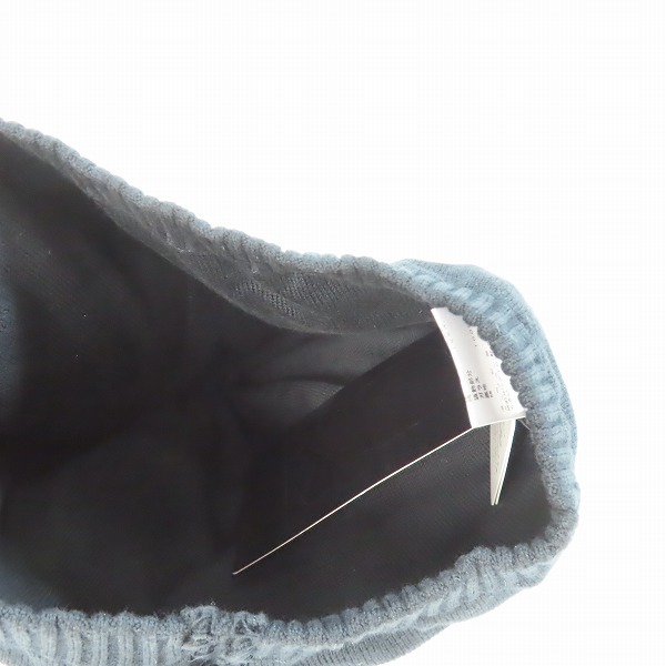 実際に弊社で買取させて頂いた【未使用】mastermind JAPAN/マスターマインドジャパン radiance期 クラッシュ加工 ニット帽 MY-KN03-010/Mの画像 2枚目