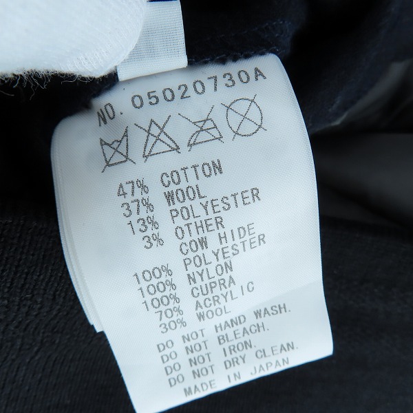 実際に弊社で買取させて頂いたVALLIS by FACTOTUM/ヴァリスバイファクトタム 袖レザーウールスタジャン 05020730A/44の画像 4枚目