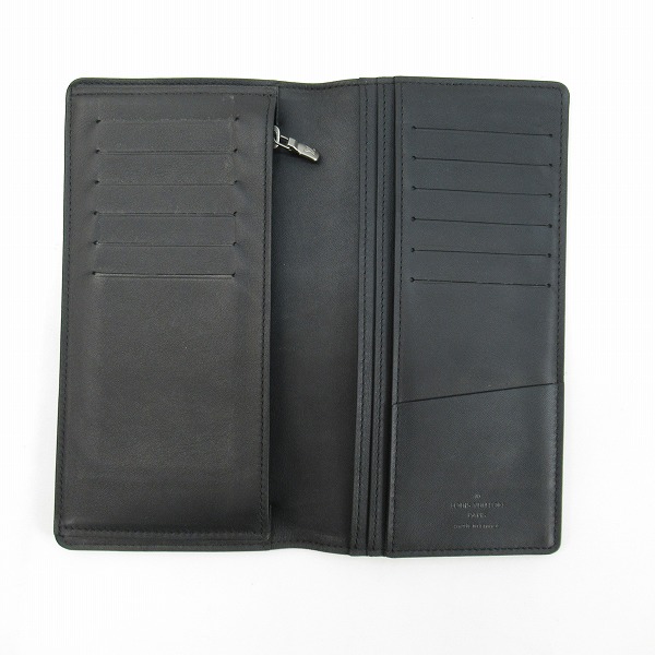 実際に弊社で買取させて頂いたLOUIS VUITTON/ルイヴィトン ダミエ・アンフィニ 二つ折り 財布 ブラックの画像 3枚目