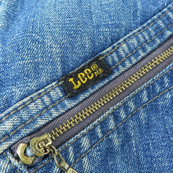 実際に弊社で買取させて頂いたLee/リー ヴィンテージ 襟コーデュロイ デニムジャケット 191-LB/36の画像 3枚目