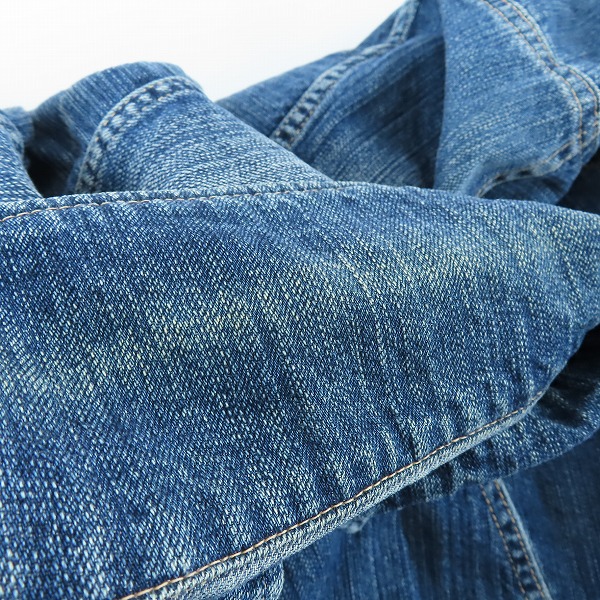 実際に弊社で買取させて頂いたPRIVATE BRAND AG/プライベートエージー ジップアップ デニムジャケット ジージャン Lの画像 6枚目