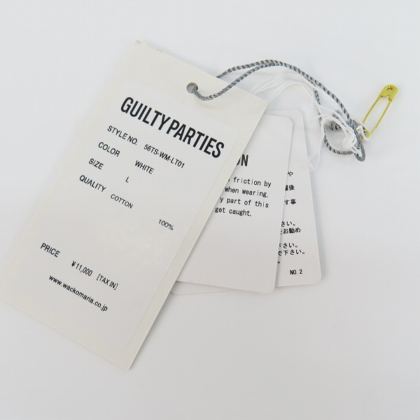 実際に弊社で買取させて頂いたWACKO MARIA×56 TATTOO STUDIO/ワコマリア×56 タトゥースタジオ CREW NECK LONG SLEEVE T-SHIRT 56TS-WM-LT01/Lの画像 6枚目