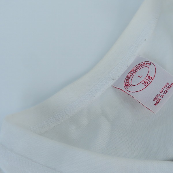 実際に弊社で買取させて頂いたBROOKS BROTHERS/ブルックスブラザーズ ヘンリーネック半袖Tシャツ/Lの画像 6枚目