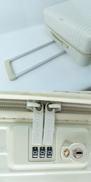 実際に弊社で買取させて頂いたRIMOWA×UNITED ARROWS/リモワ×ユナイテッドアローズ サルサ ECRU/エクリュ 4輪マルチホイール/キャリーケース 104L 895.43の画像 4枚目