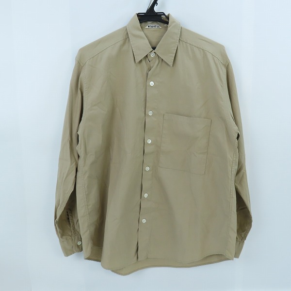実際に弊社で買取させて頂いたAURALEE/オーラリー WASHED FINX TWILL BIG SHIRTS 長袖シャツ A8AS03TN/1