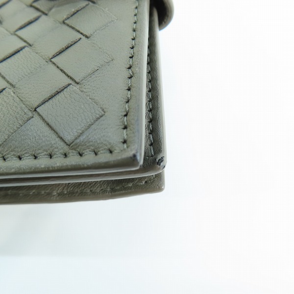 実際に弊社で買取させて頂いたBOTTEGA VENETA/ボッテガヴェネタ イントレチャート ラウンドジップコインケース付き コンパクト財布 の画像 7枚目