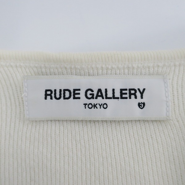 実際に弊社で買取させて頂いたRUDE GALLERY/ルードギャラリー ヘンリーネック カットソー/3の画像 2枚目