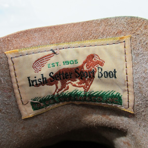 実際に弊社で買取させて頂いたRED WING/レッドウィング アイリッシュセッター カヌーモック 復刻犬タグ 9851/7Eの画像 5枚目