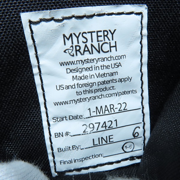 実際に弊社で買取させて頂いた【未使用】MYSTERY RANCH/ミステリーランチ REMOVABLE WATER BOTTLE POCKET/リムーバブル ウォーター ポケットの画像 4枚目