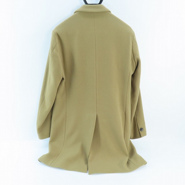 実際に弊社で買取させて頂いたEDIFICE/エディフィス ウール チェスターコート/48の画像 1枚目