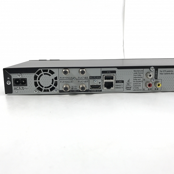 実際に弊社で買取させて頂いたPanasonic/パナソニック DMR-SW2000 ブルーレイディスク/DVD レコーダー/プレーヤー 簡易動作確認済みの画像 6枚目