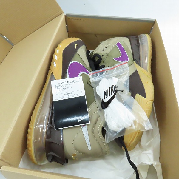 実際に弊社で買取させて頂いたNIKE×atomos/ナイキ×アトモス LEBRON 18 LOW/レブロン 18 ロー バイオテック CW3153-200/28の画像 7枚目
