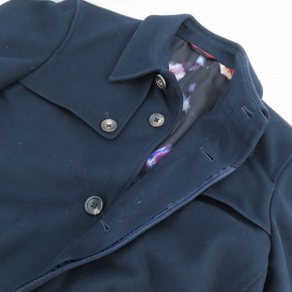 実際に弊社で買取させて頂いたPaul Smith/ポール・スミス ロング Pコート PP-KS-56642/Mの画像 5枚目