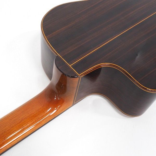 実際に弊社で買取させて頂いた★【弦無し】Aria/アリア AC50CE エレガット/ガットギター スペイン製の画像 9枚目