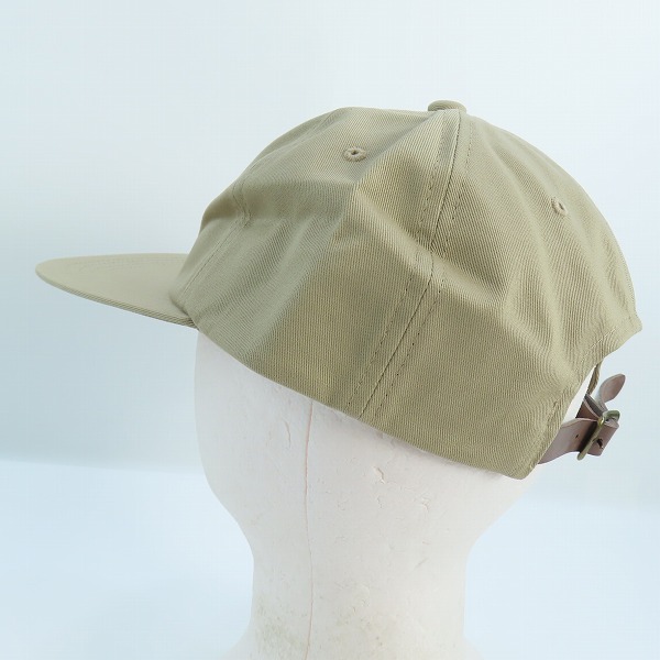 実際に弊社で買取させて頂いたDESCENDANT/ディセンダント 20AW CACHALOT MIAMI CAP BEIGE/F クジラロゴ刺繍キャップ/Fの画像 2枚目