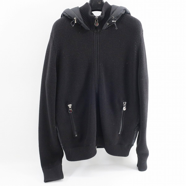 実際に弊社で買取させて頂いた【JPタグ】MONCLER/モンクレール MAGLIONE TRICOT CARDIGAN ニット切替ダウンジャケット B20919413500 94111/S