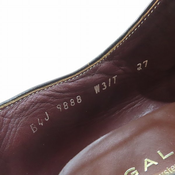 実際に弊社で買取させて頂いたREGAL/リーガル セミブローグ/レースアップシューズ W31T/27の画像 5枚目