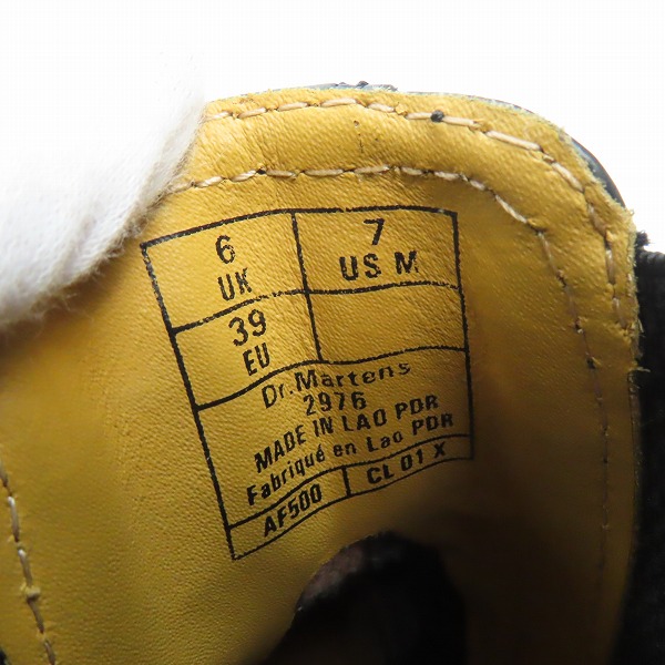 実際に弊社で買取させて頂いたDr.Martens/ドクターマーチン CHELSEA BOOT/チェルシー サイドゴアブーツ 2976/11853001/UK6の画像 5枚目