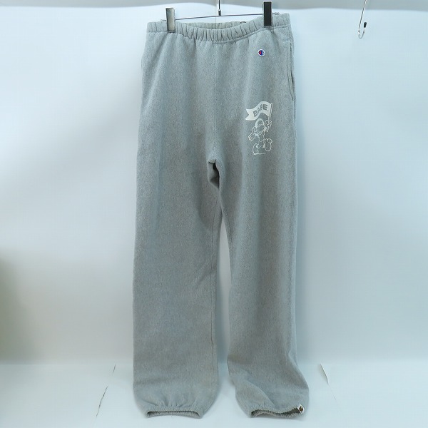 実際に弊社で買取させて頂いたA BATHING APE × Champion/アベイシングエイプ×チャンピオン コミックマイロスウェットイージーパンツ/XL