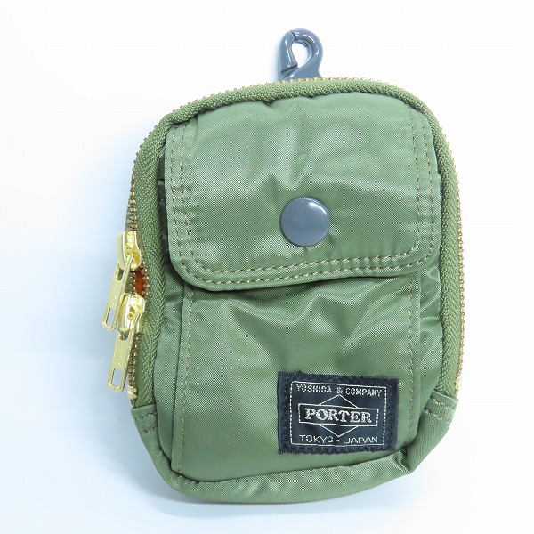 実際に弊社で買取させて頂いた(3)PORTER/ポーター TANKER/タンカー ポーチ カーキ