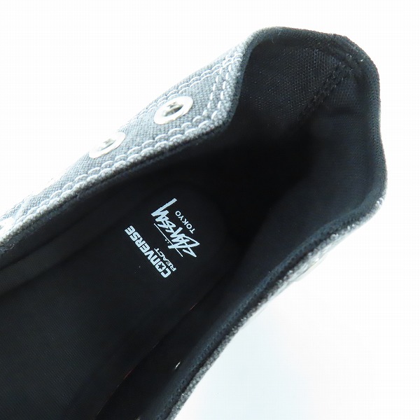 実際に弊社で買取させて頂いた【未使用】CONVERSE×STUSSY/コンバース×ステューシー コラボ ALL STAR 100 HI / ST 1CK919/26.5の画像 4枚目