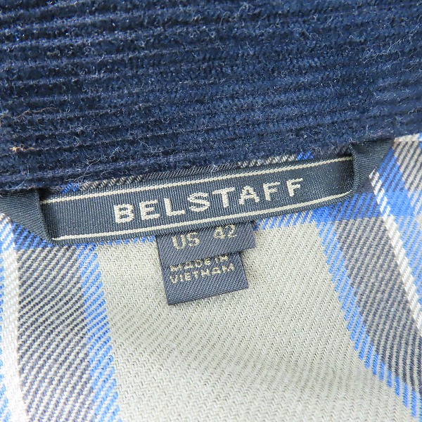 実際に弊社で買取させて頂いたBELSTAFF/ベルスタッフ RACEMASTER JACKET/レースマスター ワックスコットンジャケット/ブルゾン/42の画像 2枚目