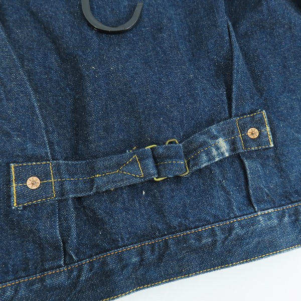 実際に弊社で買取させて頂いたEVIS/エヴィス/エビス デニムジャケット No.1 LOT 1506/36の画像 6枚目